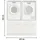 laundreezy 2X Waschmaschinenschrank 135 x 162 x 67,5 cm Anthrazit Holzwerkstoff
