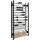 SCHULTE Regalwelt Weinregal 230 x 100 x 25 cm Schwarz-Silber