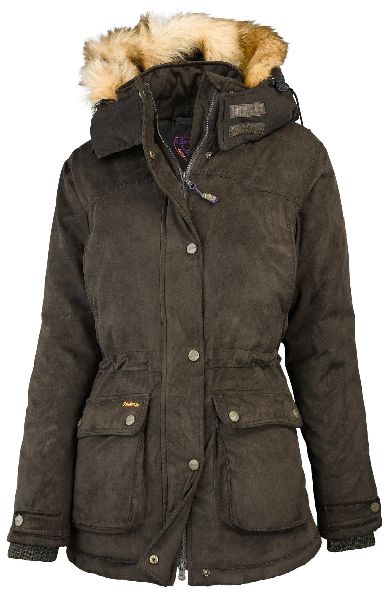 Hubertus Damen-Ansitzjacke Iceland, oliv-braun, 34