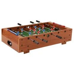 BANDITO Mini-Kicker mit Teleskostangen als Tischauflage braun