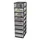 Iris Ohyama Iris Ohyama, Kunststoff Schubladenbox mit 8 flachen Schubladen, Schwarz, Easy-pull-system, A4, A5 - A6 Format, Schreibtisch Organizer für Büro, Schreibwaren, Bpa-frei, Schubladenschrank, OCH-2008