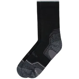 Jack Wolfskin Hike Merino Wandersocken 1 Paar Schwarz 35-37