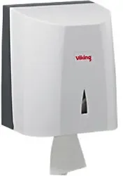 Viking Maxi Papierhandtuchspender ABS (Acrylnitril-Butadien-Styrol), Kunststoff, Stahl Abschließbar Weiß