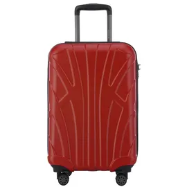 suitline Hartschalenkoffer Trolley 4-Rollen Cabin 55 cm / 34 l rot