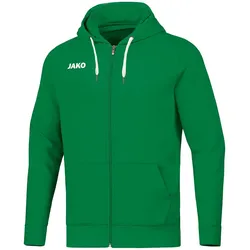 JAKO Base Kapuzenjacke Kinder sportgrün 128