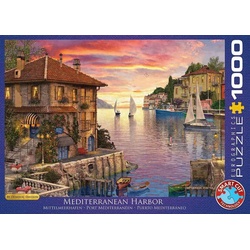 EUROGRAPHICS Puzzle »Mittelmeerhafen von Dominic Davison 1000 Teile«, Puzzleteile