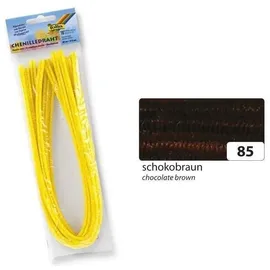 Folia Chenilledraht Pfeifenputzer braun