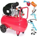 40299 Druckluft Kompressor 1100W 50L + 40290 Druckluftset, Druckluftkompressor