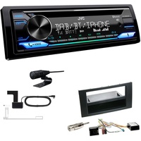 JVC KD-DB922BT 1-DIN Autoradio CD-Receiver Bluetooth DAB+ Digital Radio Einbauset passend für Ford Kuga 2008-2012 schwarz inkl Canbus