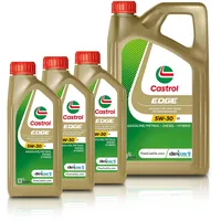 3x 1 L + 5 L = 8 Liter Castrol Edge Fluid Titanium 5W-30 C3 Motoröl