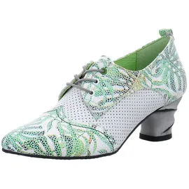 SIMEN Schnürpumps für Damen, grün, | Gr.: 37