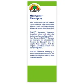 Sunlife SUNLIFE® Meerwasser Nasenspray 20 ml Spray