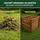NATIV Holzkomposter braun 100x100cm Lärche für Garten Stecksystem langlebig