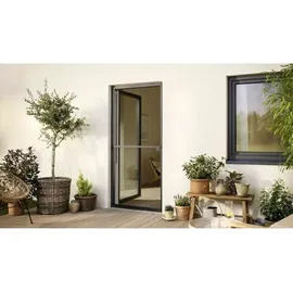 Tesa Fliegengitter-Tür 100 x 220 cm Grau