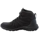 Jack Wolfskin Woodland 2 Texapore Mid W Sneaker, Black/Grey, 40.5 EU