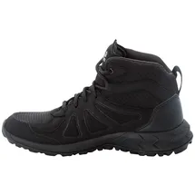 Jack Wolfskin Woodland 2 Texapore Mid W Sneaker, Black/Grey, 40.5 EU