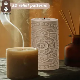 luxuskollektion Zylinderform Silikonform Kerzen gießen