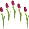 Kunstblume »Real Touch Tulpen«, 5er Set künstliche Tulpenknospen, Kunstblumen, Stielblume, rosa