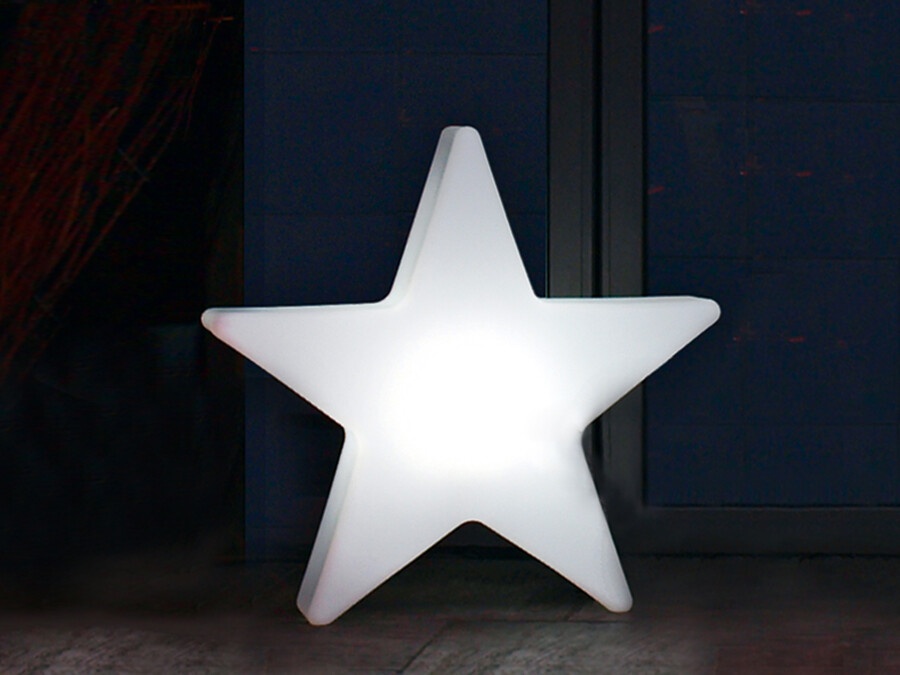 Leuchte Shining Star 8 seasons design Polyethylen weiß, Designer 8 seasons design GmbH, 57x54x12 cm