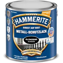 HAMMERITE Metall-Schutzlack 2,5 l schwarz glänzend
