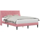 vidaXL Modernes Bett 160 x 200 cm Rosa