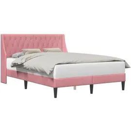 vidaXL Modernes Bett 160 x 200 cm Rosa