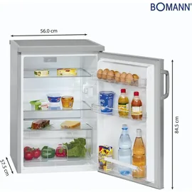 Bomann VS 2195 Kühlschrank (134 l, 850 mm hoch, Edelstahl)