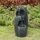 Teamson Home Gartenbrunnen Moderner 3-stufiger Kaskaden-Urnenbrunnen mit LED