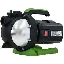 Gartenpumpe Edelstahl 1.000 W 3.200 l/h Förderhöhe 44 m Jetpumpe Saugpumpe zu...