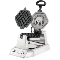 Waring Hong Kong Bubble-Waffeleisen, Bubble Waffle, Eistüte, wie belgische Waffeln, Profi Line, Waffelautomat, Waffelbäcker, Edelstahl