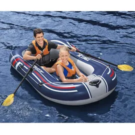 BESTWAY Schlauchboot mit Pumpe und Rudern Blau