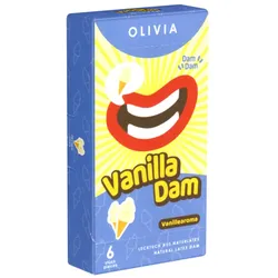 Oral Dams Vanilla Lecktücher (6 Tücher) 6 St