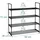 Relaxdays Schuhregal 92 x 72 x 30 cm 4 Ebenen / schwarz
