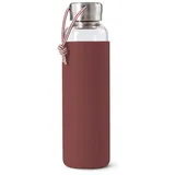 Black+Blum Glaswasserflasche 600ml - Burgundy - One Size