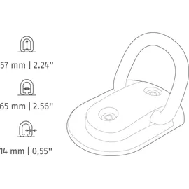 ABUS Granit WBA 75 schwarz