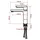 Bernstein Waschtischarmatur 4024G Messing Gunmetal