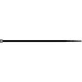 SAPISELCO Kabelbinder schwarz nicht UV-stabilisiert innenverzahnt B.2,5x100mm Bündel-D.24mm 100 Stück