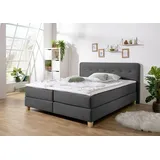 Home Affaire »Fargo«, in Überlänge 220 cm, mit Topper, 3 Ausführungen, 4, Breiten grau