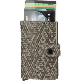 Secrid Miniwallet Hexagon Unisex Geldbörse grau