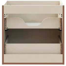 petits-meubles Doppelwaschtisch 120,4 x 57 x 46 cm Beige