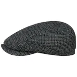 Stetson Flat Cap (1-St) Schirmmütze mit Schirm, Made in Germany blau|grau 61 cm
