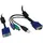 Inter-Tech Intertech IPC KVM-Kabel VGA/PS2/USB, Länge, KVM-Switch Kabel