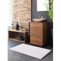 GRUND Badematte Natur Steine Beige 50 x 80 cm