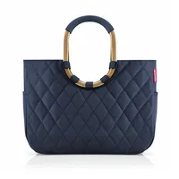 Reisenthel Loopshopper L rhombus midnight gold