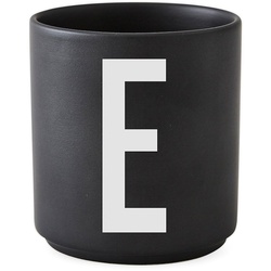 Design Letters - AJ Porzellan Becher E, schwarz