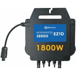 APsystems EZ1-D Mikrowechselrichter 1800W | Ohne Anschlusskabel | 0% MwSt (Angebot gemäß §12 Abs. 3 UStG)