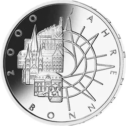 Bund 10 DM 2000 Jahre Bonn PP