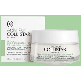 Collistar Attivi Puri Salicylsäure + Niacinamide Gesichtscreme 50 ml