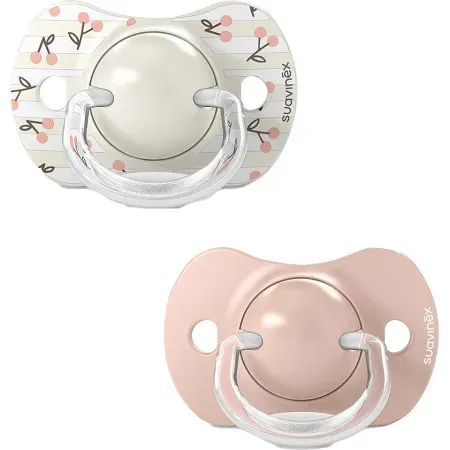 Suavinex Birdies Symmetrische Schnuller SX Pro 0-6 Monate Rosa 2 Stück
