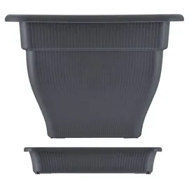 Buri XXL Blumentopf 60 x 60 cm grau